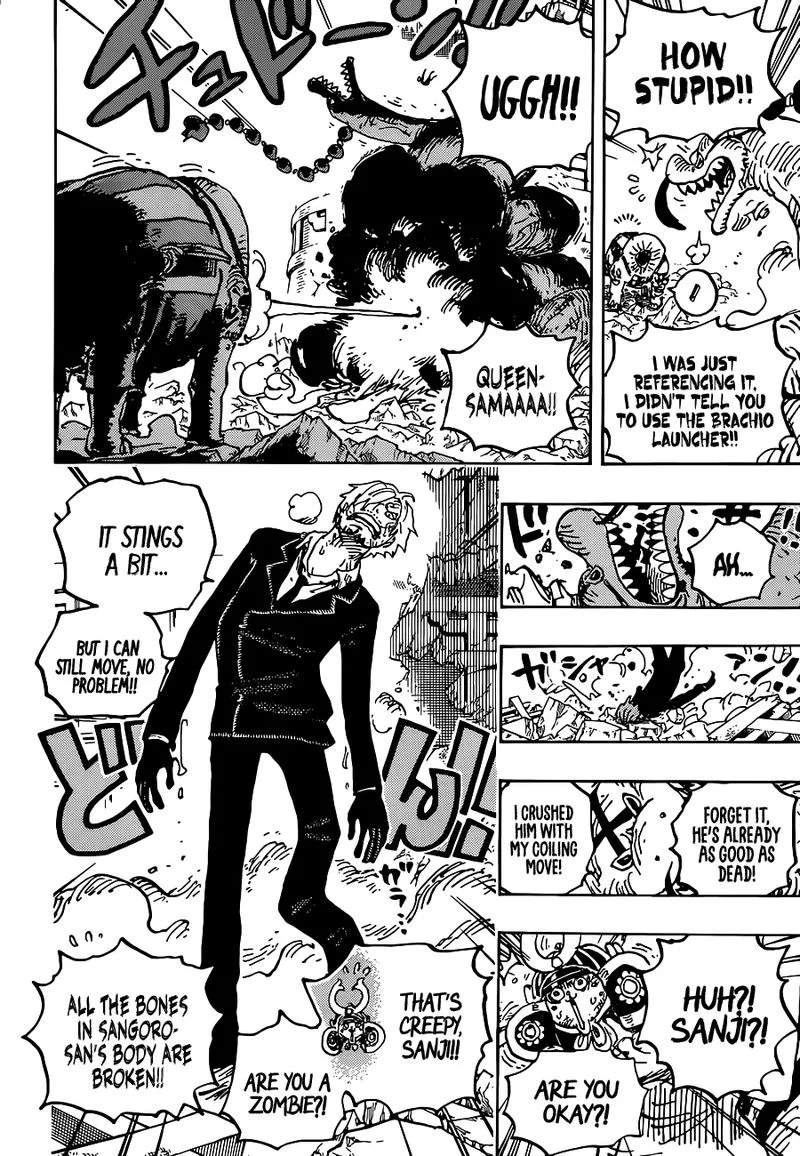 One Piece Chapter 1028: Brachiosaur-Hiss – Page 16