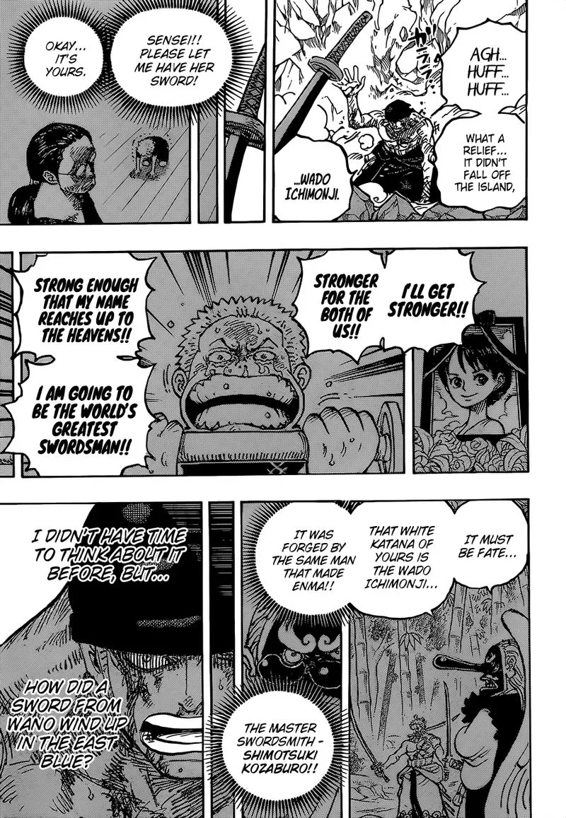 One Piece Chapter 1033: Shimotsuki Kozaburo – Page 9