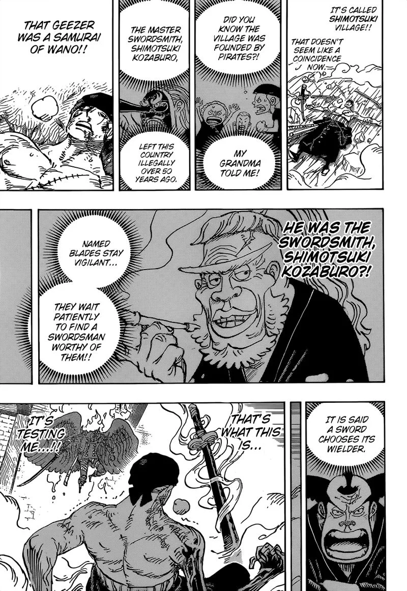 One Piece Chapter 1033: Shimotsuki Kozaburo – Page 15