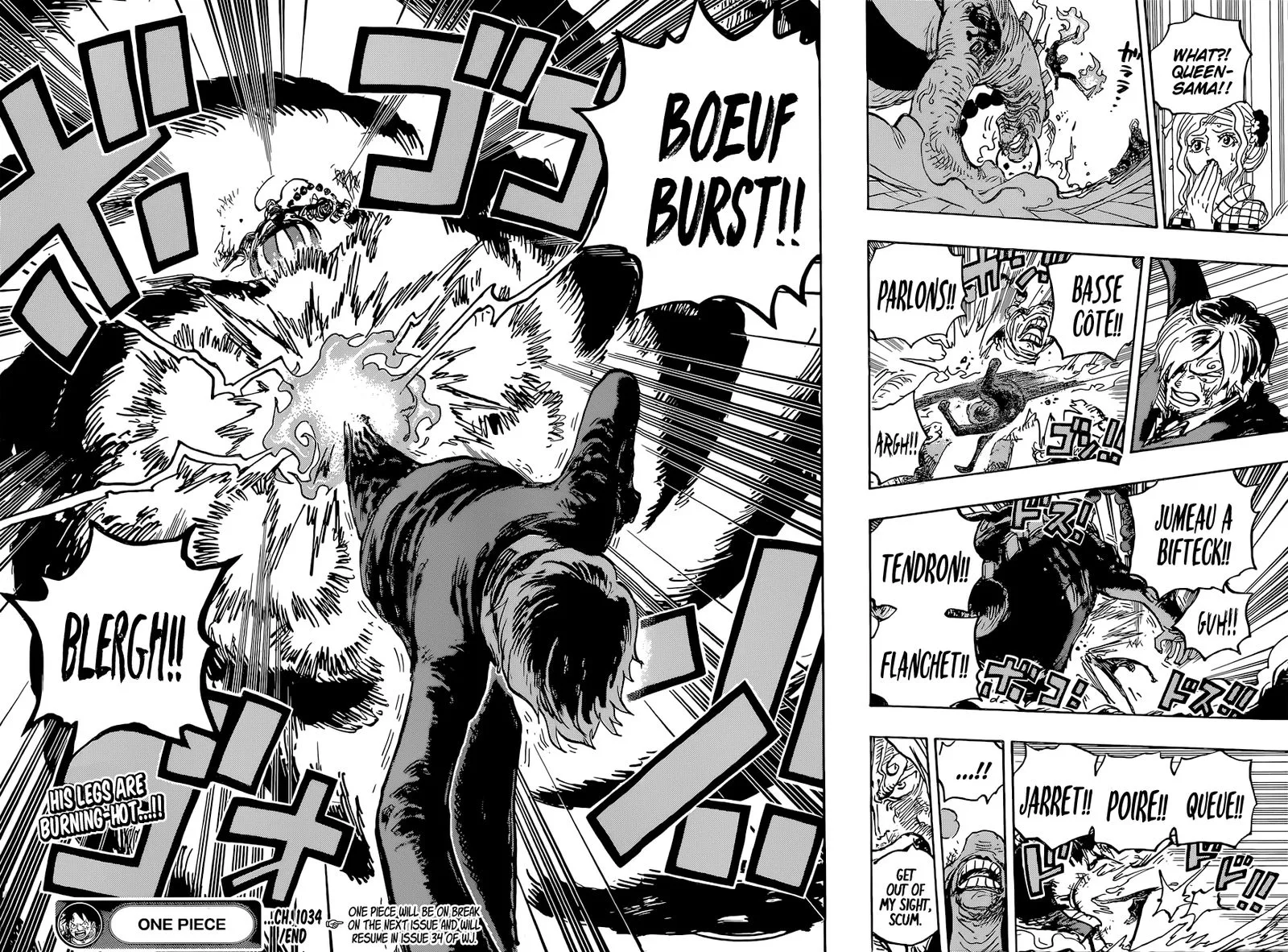 One Piece Chapter 1034: Sanji vs. Queen – Page 13