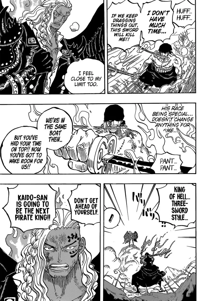 One Piece Chapter 1035: Zoro vs King – Page 9