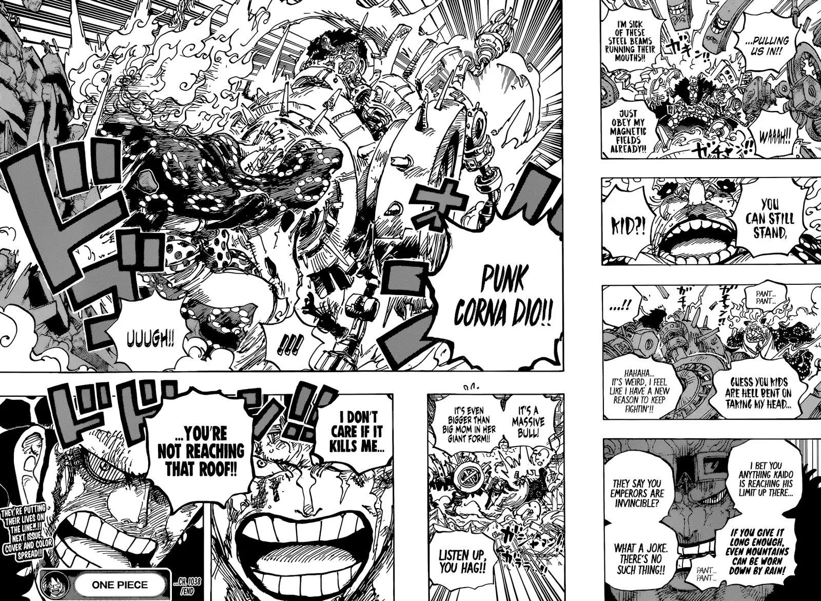 One Piece Chapter 1038: Kid & Law vs. Big Mom – Page 14
