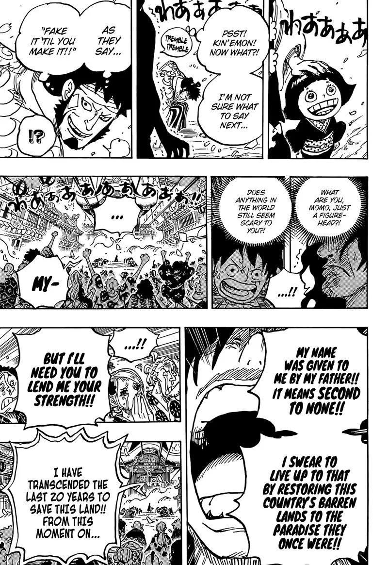 One Piece Chapter 1051: The Shogun of Wano - Kozuki Momonosuke – Page 13