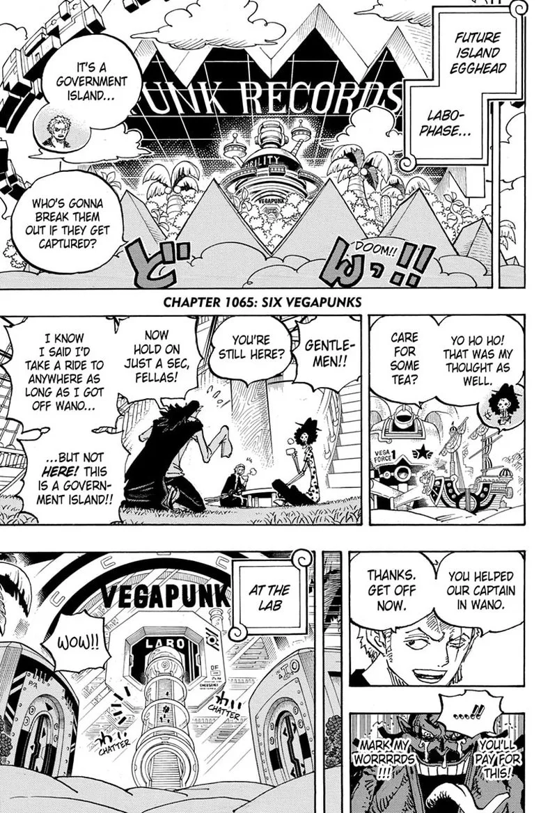 One Piece Chapter 1065: Six Vegapunks – Page 3