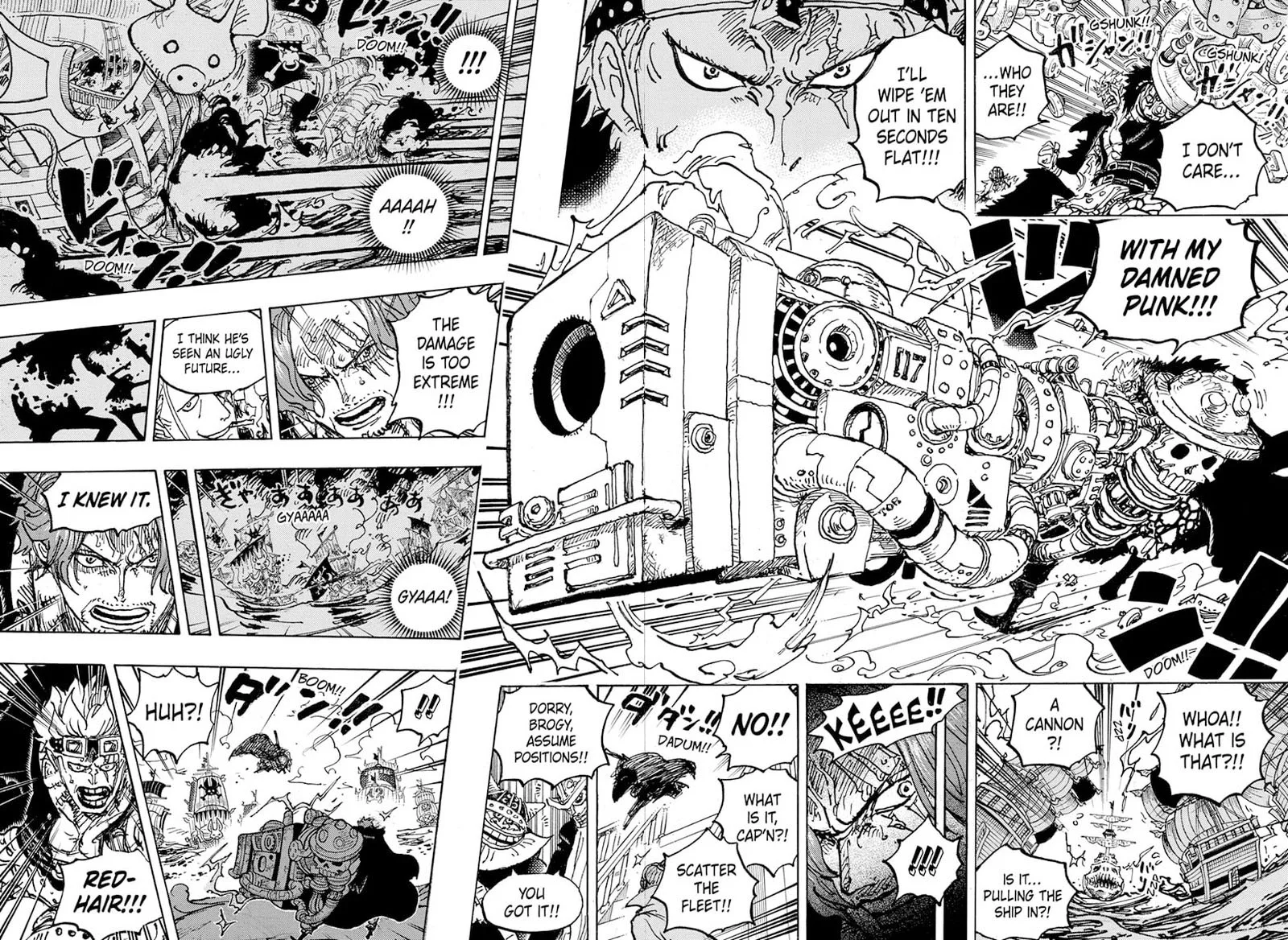 One Piece Chapter 1079: The Emperor's Crew, the Red-Haired Pirates – Page 8