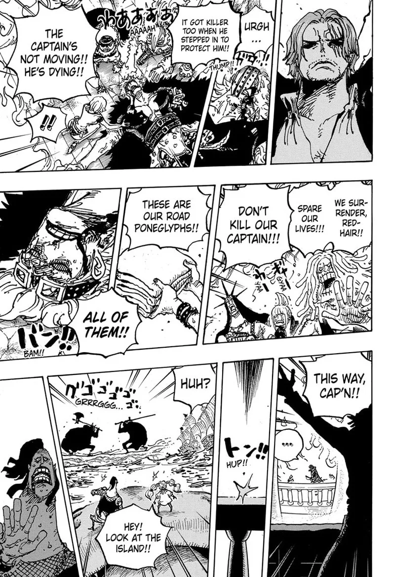 One Piece Chapter 1079: The Emperor's Crew, the Red-Haired Pirates – Page 11
