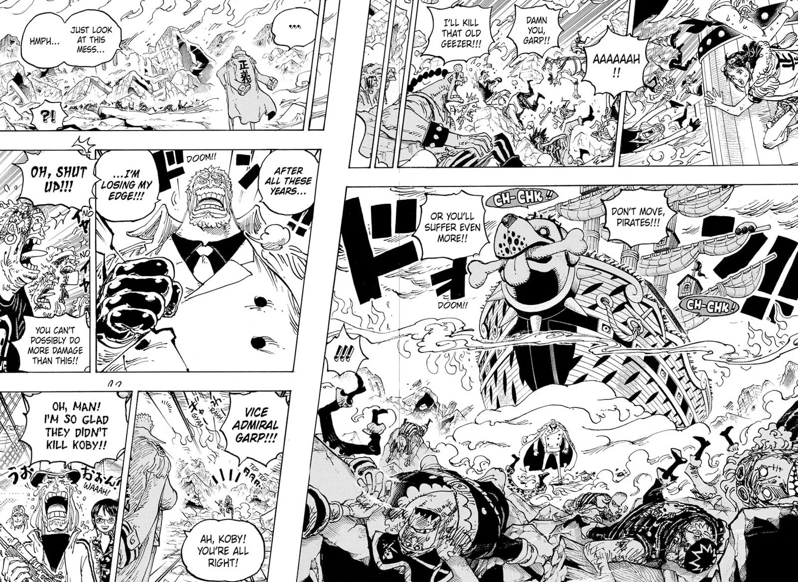 One Piece Chapter 1081: Tenth Ship Captain of the Blackbeard Pirates, Kuzan – Page 4