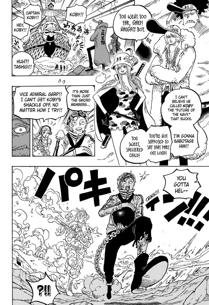 One Piece Chapter 1081: Tenth Ship Captain of the Blackbeard Pirates, Kuzan – Page 5