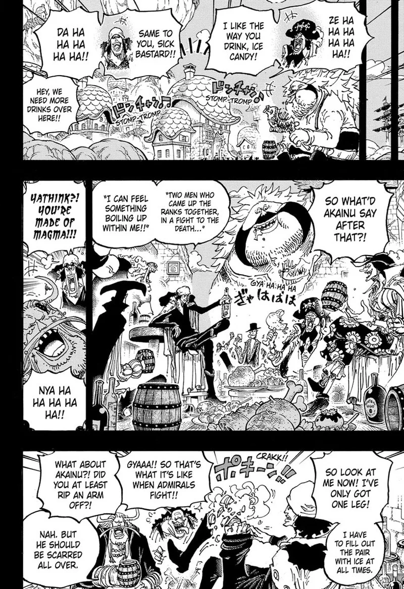 One Piece Chapter 1081: Tenth Ship Captain of the Blackbeard Pirates, Kuzan – Page 8