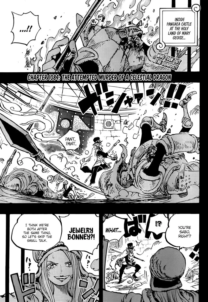 One Piece Chapter 1084: The Attempted Murder of a Celestial Dragon – Page 3