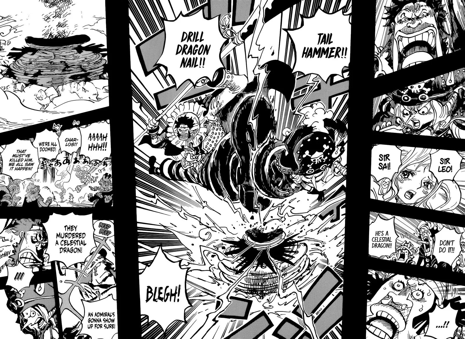 One Piece Chapter 1084: The Attempted Murder of a Celestial Dragon – Page 13