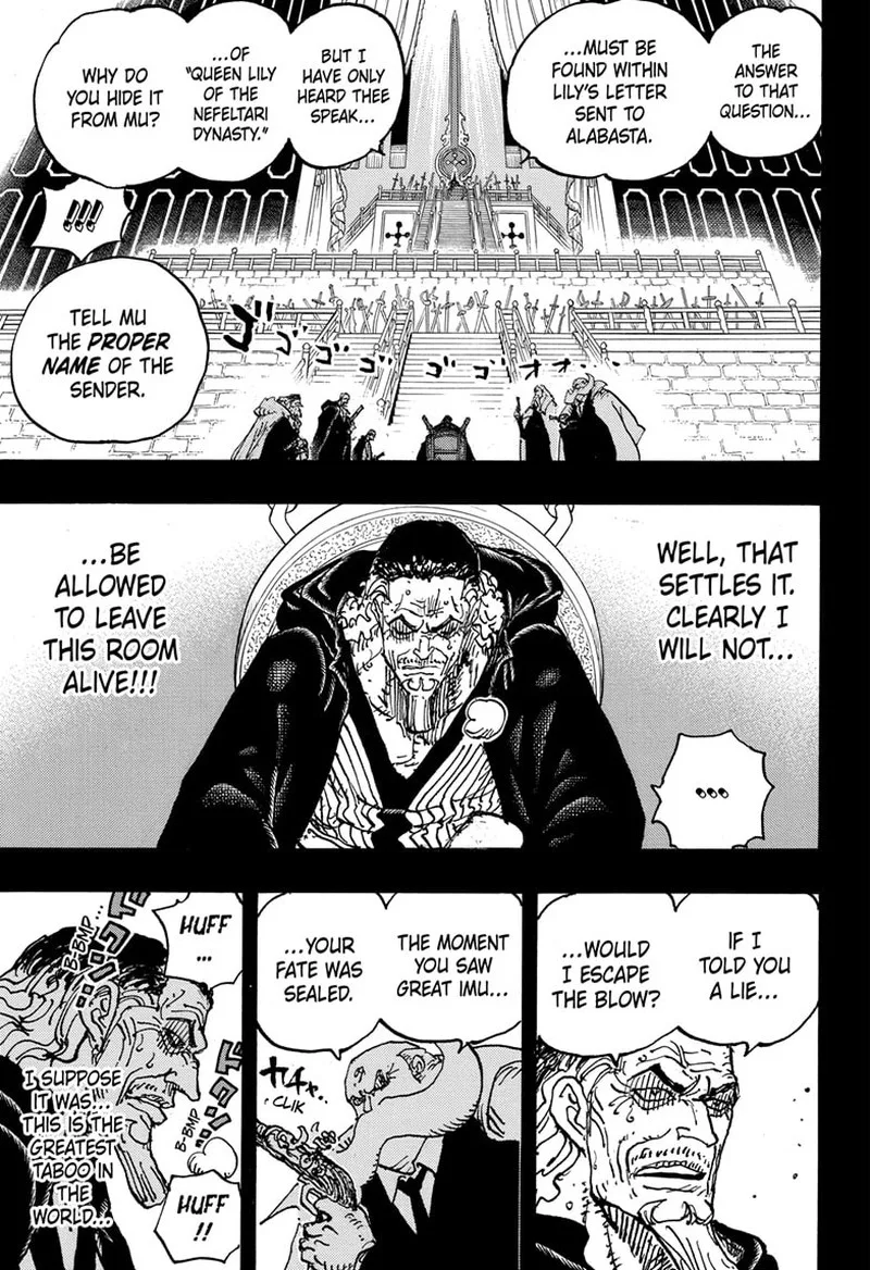 One Piece Chapter 1085: The Death of Nefertari Cobra – Page 5