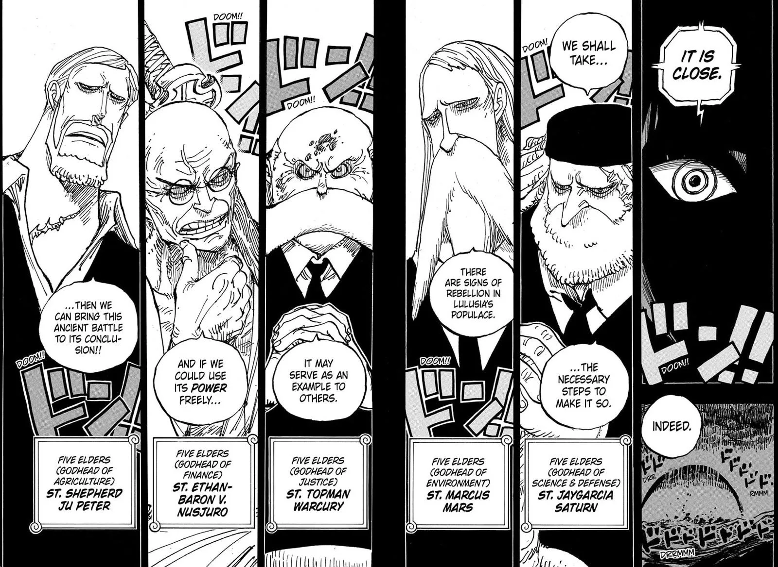One Piece Chapter 1086: The Five Elders – Page 7