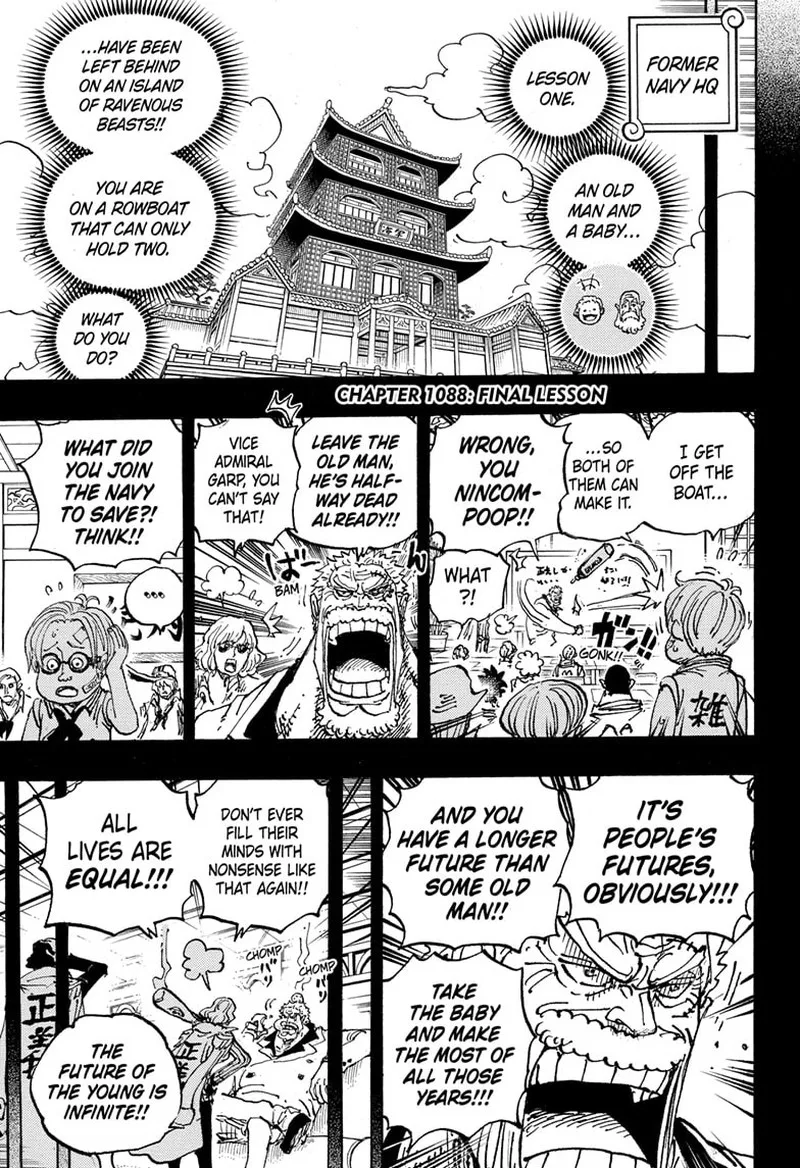 One Piece Chapter 1088: Final Lesson – Page 2