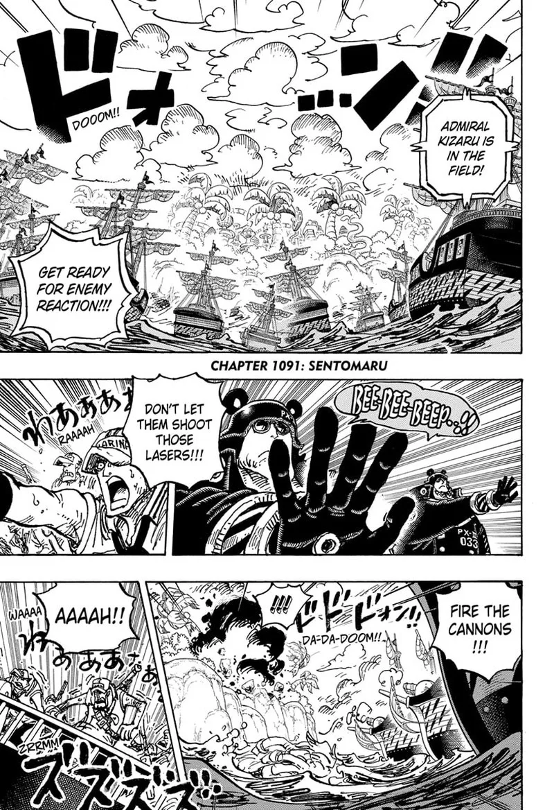 One Piece Chapter 1091: Sentomaru – Page 3