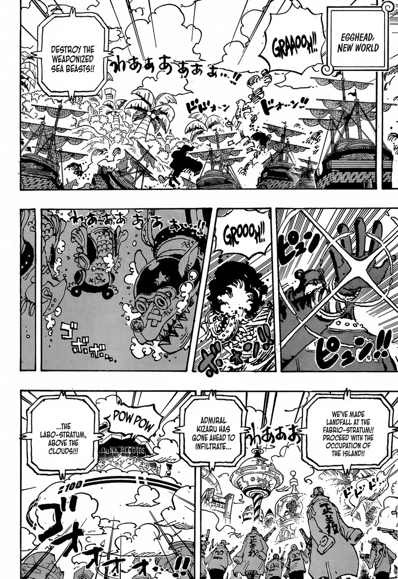 One Piece Chapter 1092: Tyrant Kuma’s Rampage through the Holy Land – Page 8