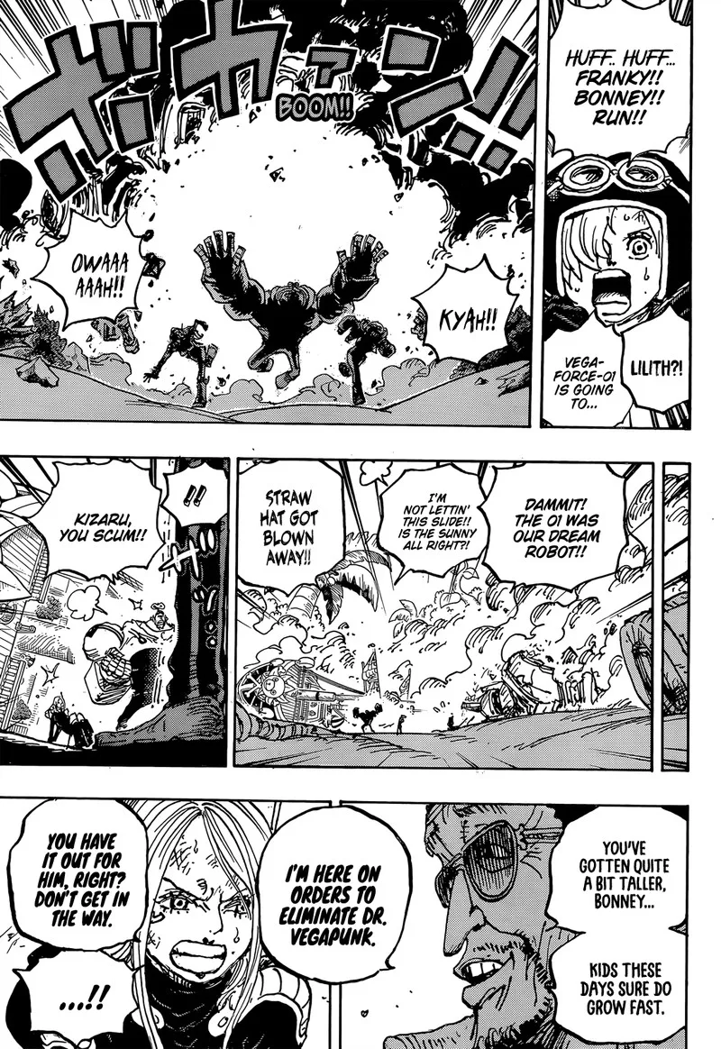 One Piece Chapter 1092: Tyrant Kuma’s Rampage through the Holy Land – Page 13