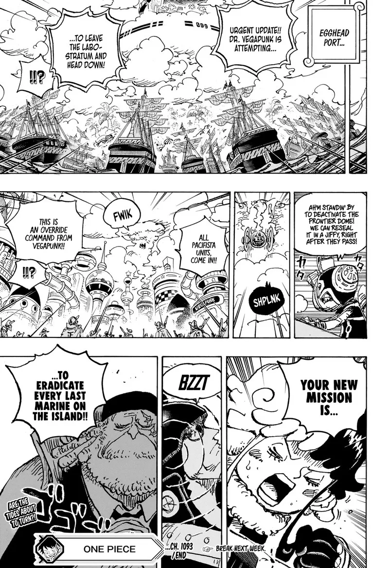 One Piece Chapter 1093: Luffy vs Kizaru – Page 15