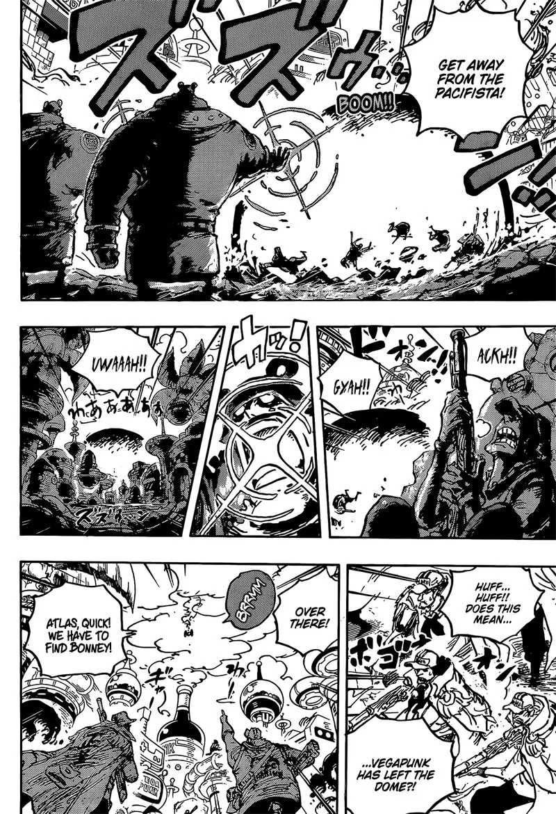 One Piece Chapter 1094: St. Jay Garcia Saturn of the Five Elders - The Defence Science Warrior God – Page 2