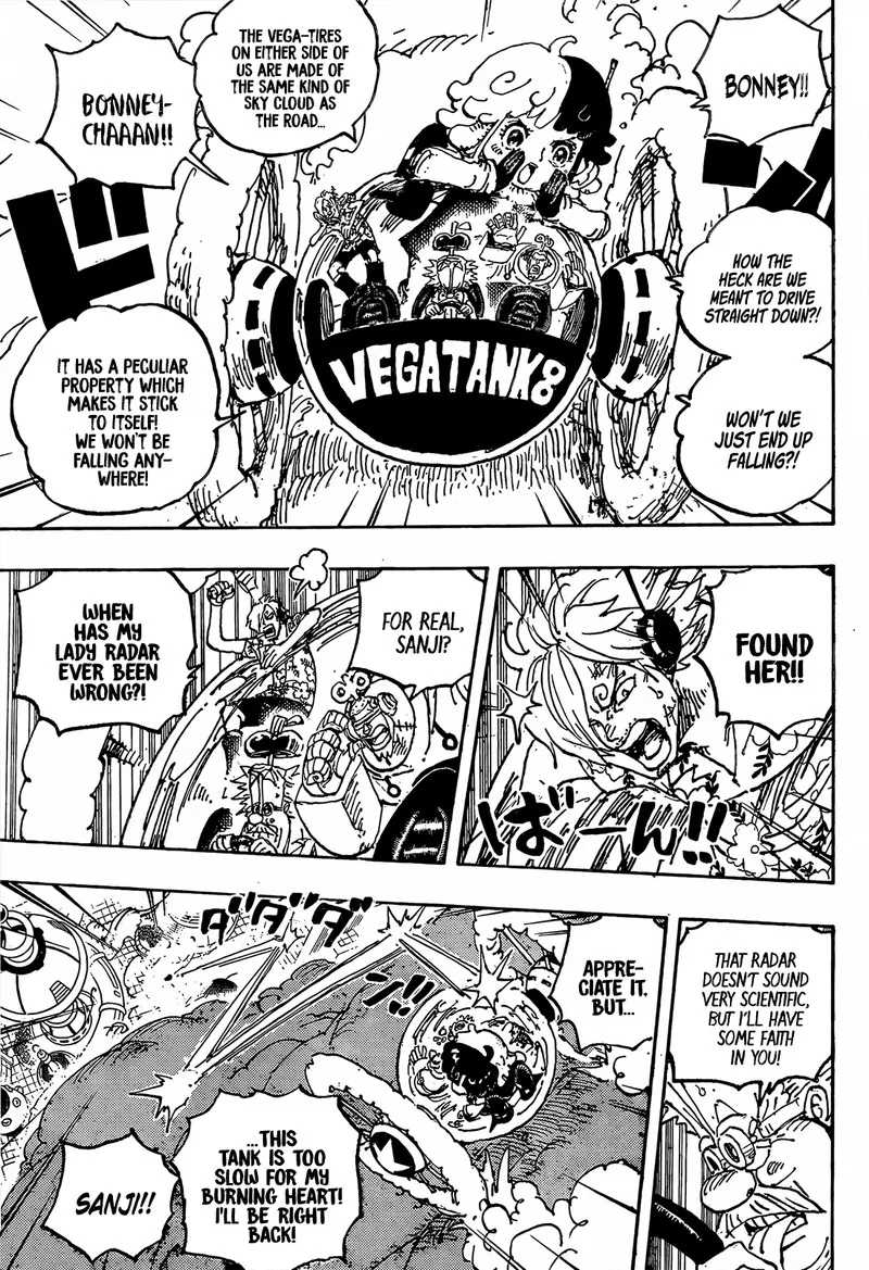 One Piece Chapter 1094: St. Jay Garcia Saturn of the Five Elders - The Defence Science Warrior God – Page 3