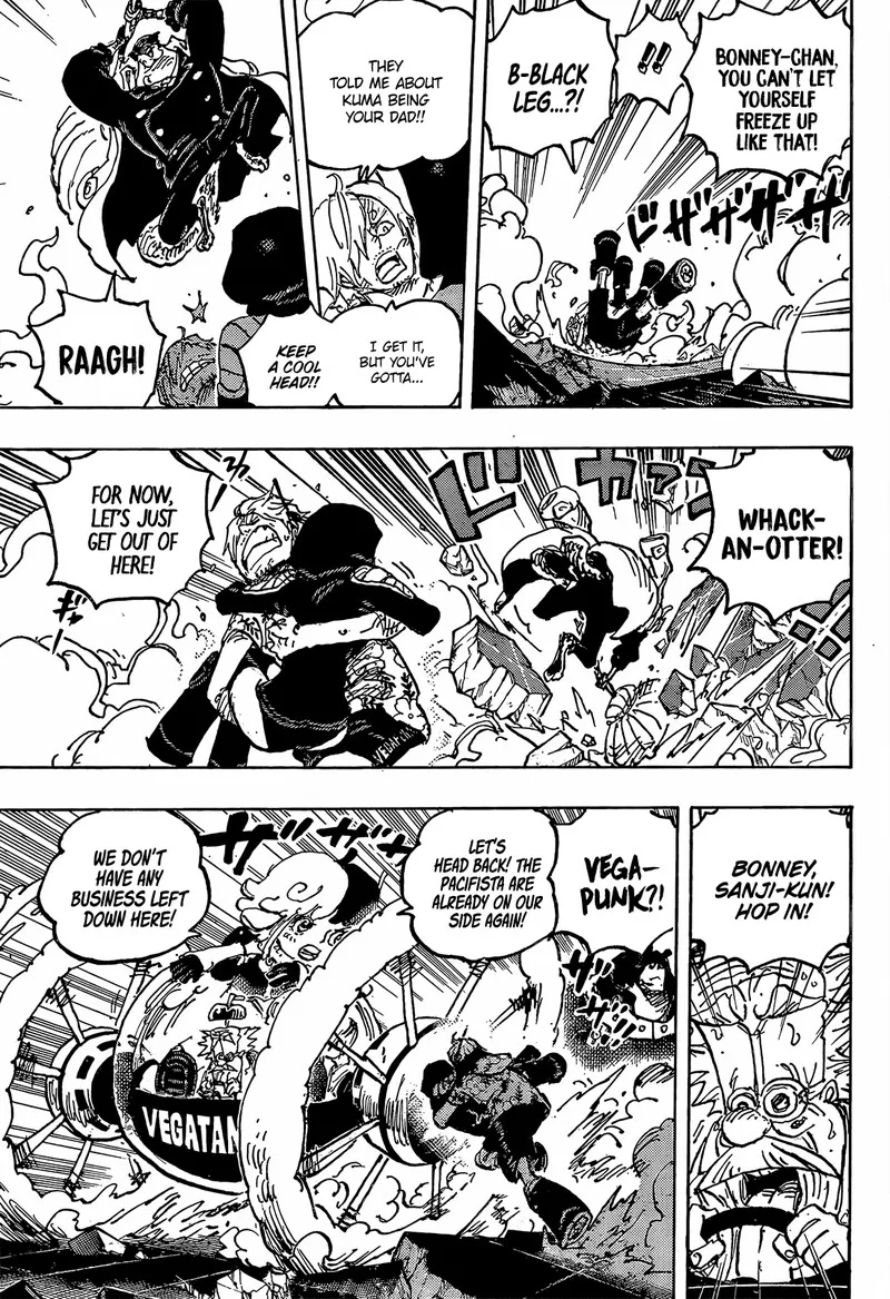 One Piece Chapter 1094: St. Jay Garcia Saturn of the Five Elders - The Defence Science Warrior God – Page 7