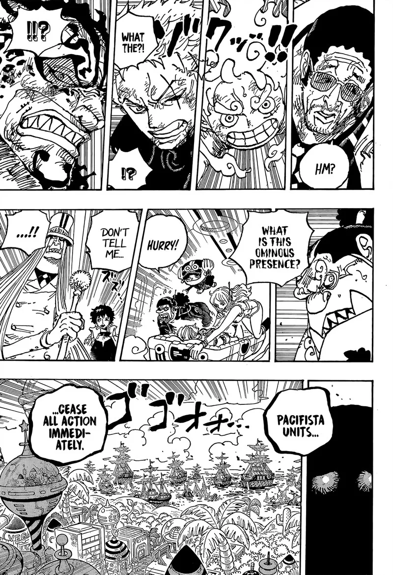 One Piece Chapter 1094: St. Jay Garcia Saturn of the Five Elders - The Defence Science Warrior God – Page 9