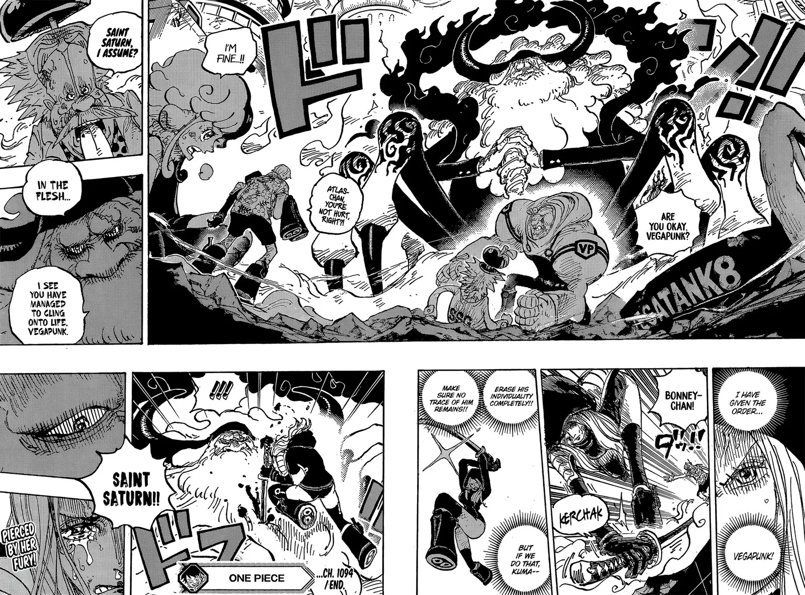 One Piece Chapter 1094: St. Jay Garcia Saturn of the Five Elders - The Defence Science Warrior God – Page 16
