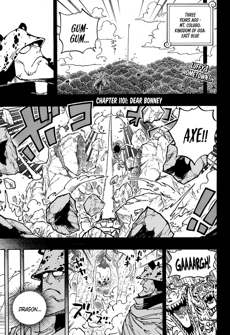 One Piece Chapter 1101: Dear Bonney – Page 3