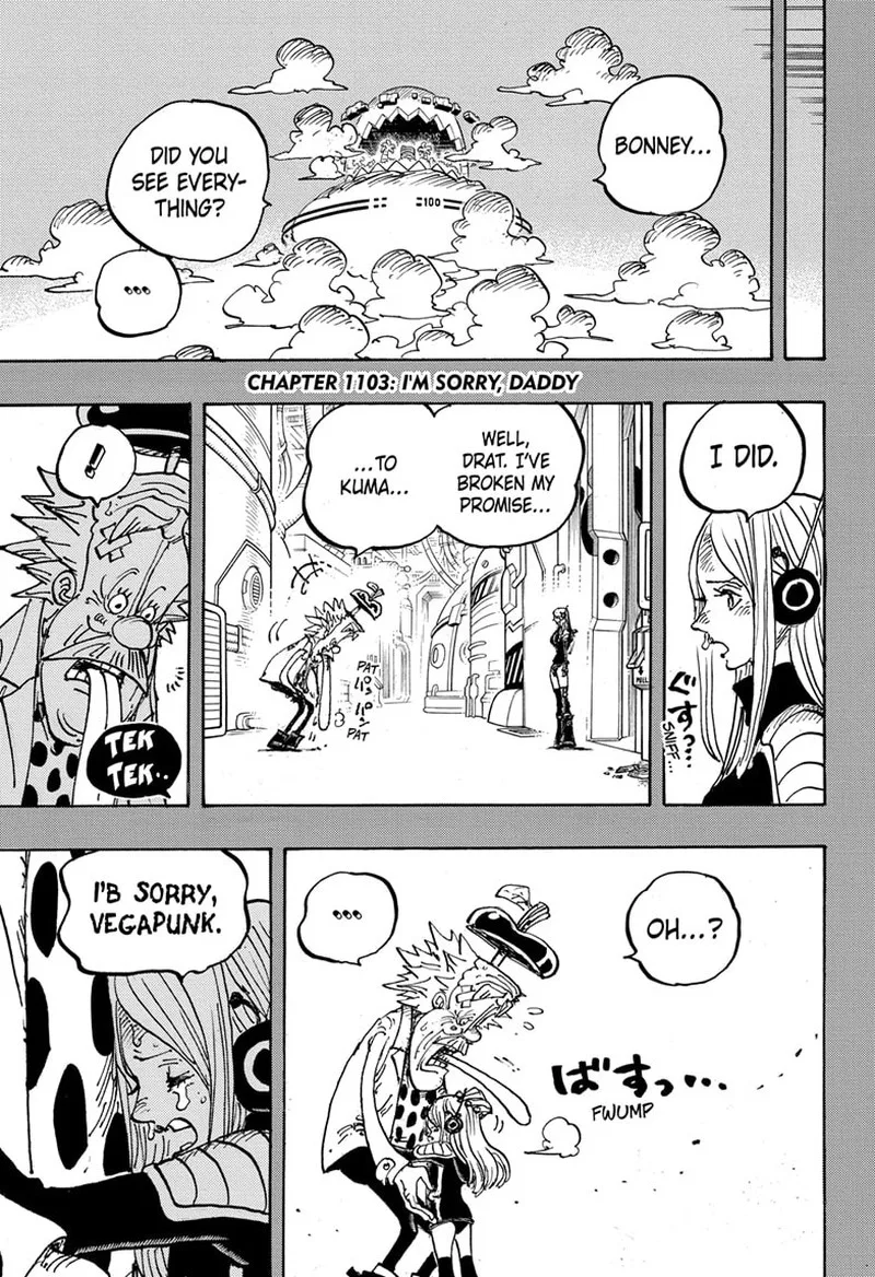 One Piece Chapter 1103: "I'm Sorry, Father" – Page 3