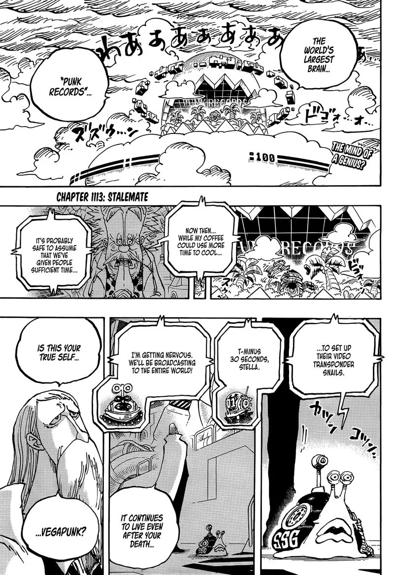 One Piece Chapter 1113: Stalemate – Page 3