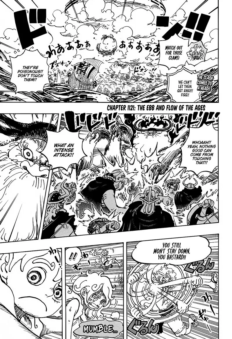 One Piece Chapter 1121: The Ebb and Flow of the Ages – Page 4