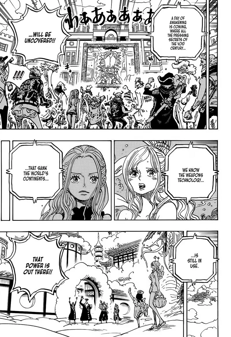 One Piece Chapter 1121: The Ebb and Flow of the Ages – Page 6