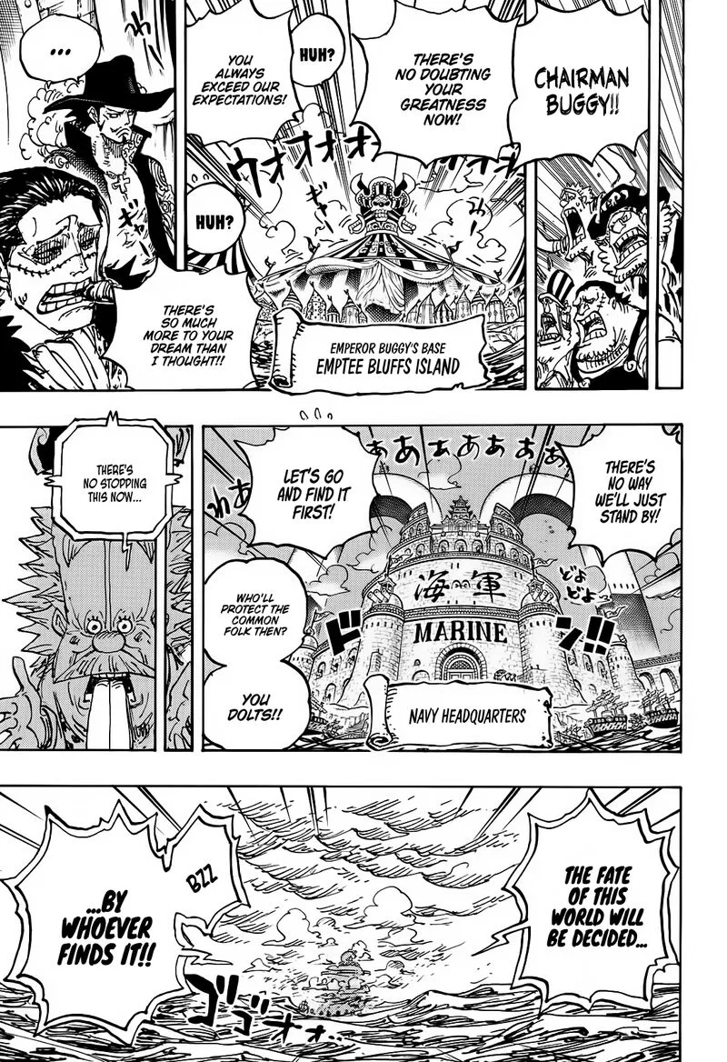 One Piece Chapter 1121: The Ebb and Flow of the Ages – Page 14