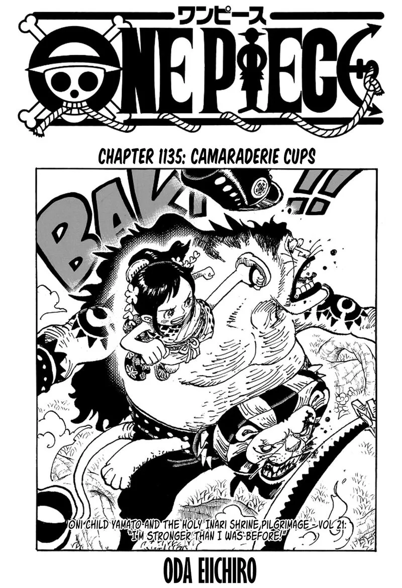 One Piece Chapter 1135: Camaraderie Cups – Page 3