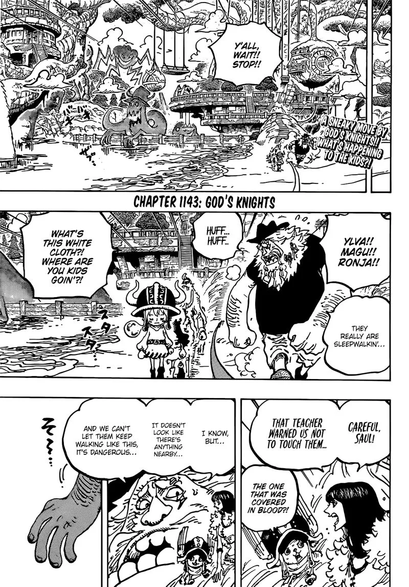 One Piece Chapter 1143: God’s Knights – Page 3