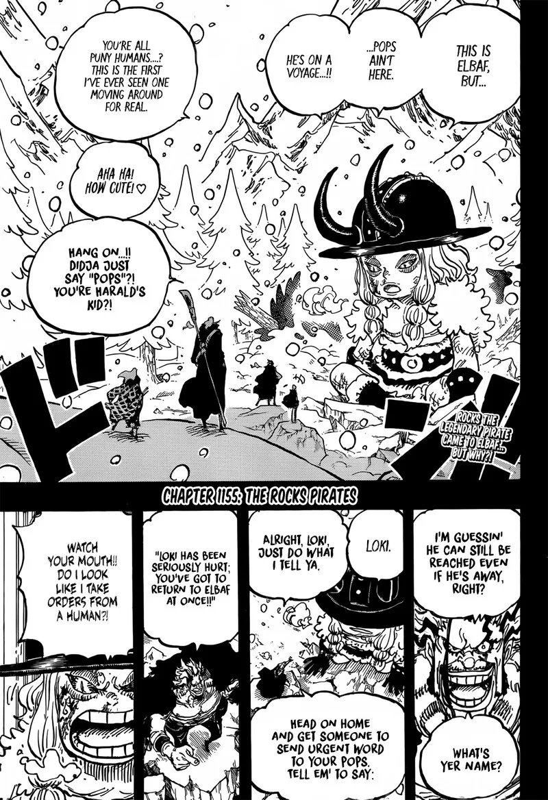 One Piece Chapter 1155: The Rocks Pirates – Page 4