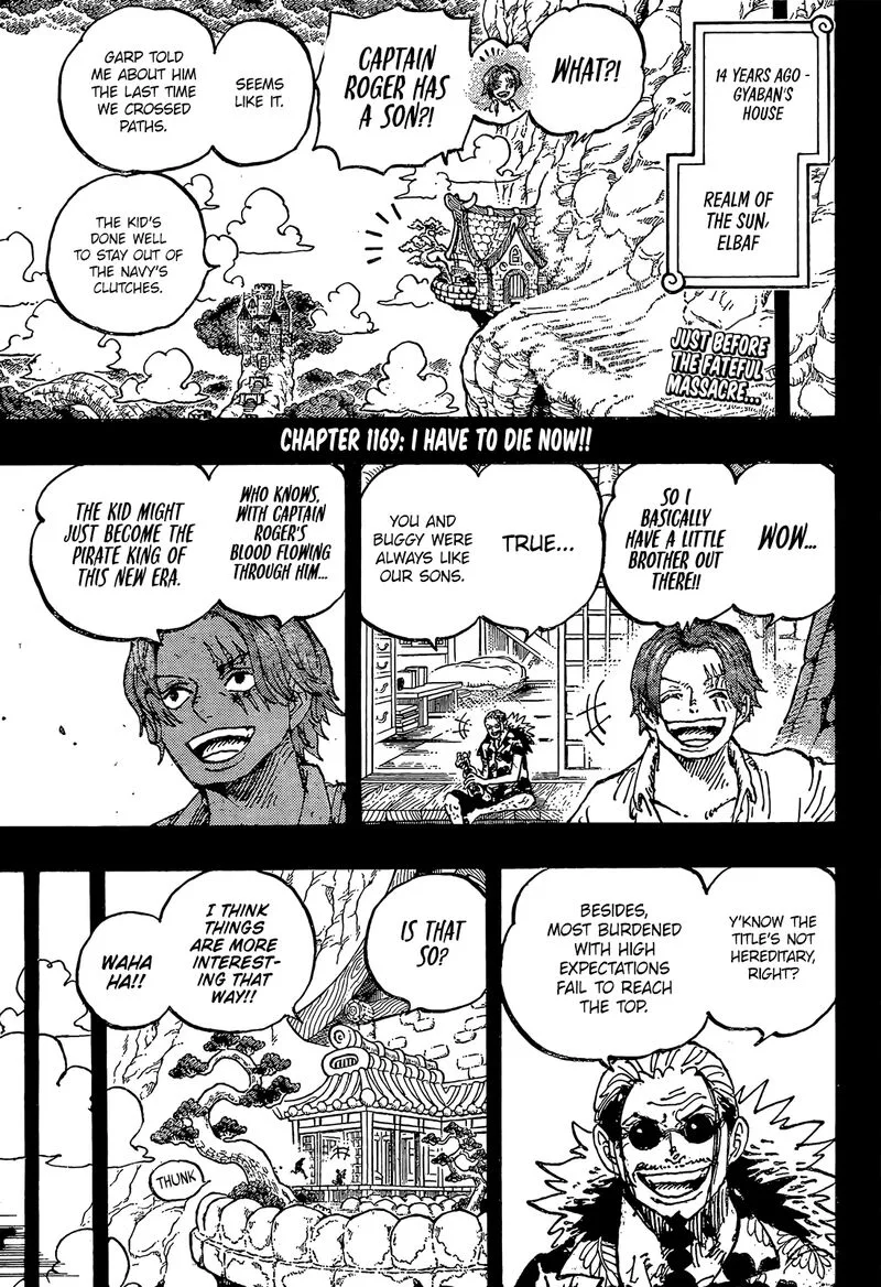 One Piece Chapter 1169: I Have to Die Now!! – Page 4
