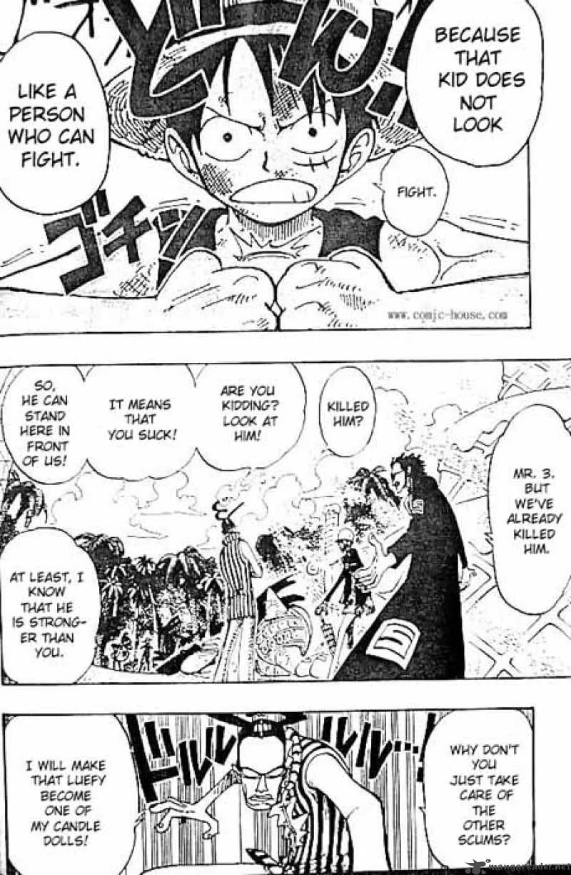 One Piece Chapter 123: Luffy vs Mr3 – Page 4