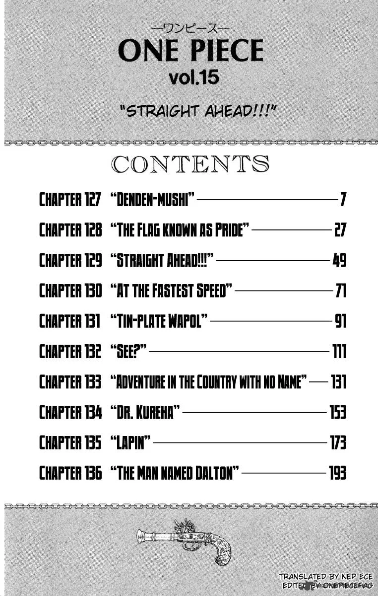 One Piece Chapter 127: Denden-Mushi – Page 6