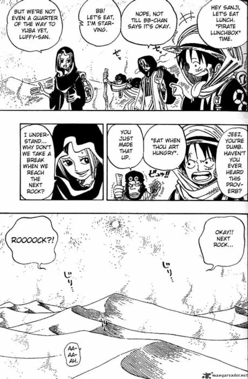 One Piece Chapter 162: Adventure in the Kingdom of Sand – Page 5