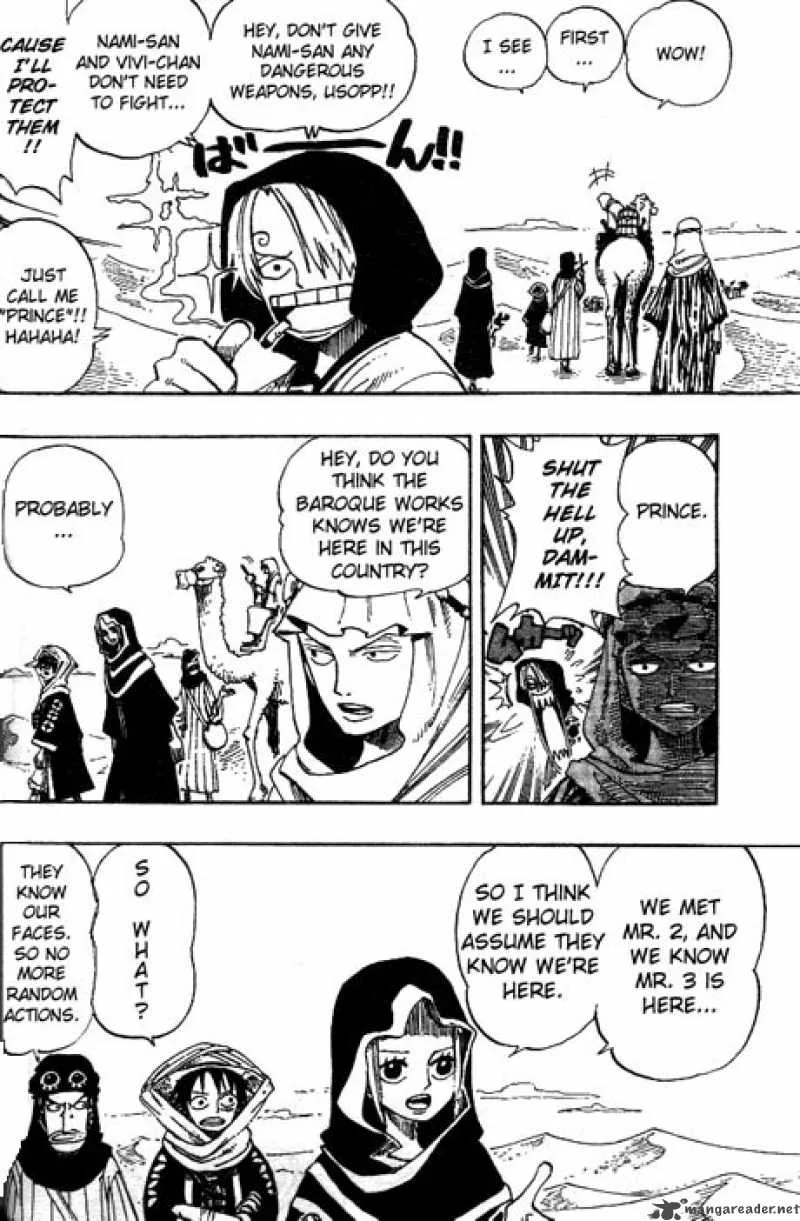 One Piece Chapter 168: Rainbase, Town of Dreams – Page 4
