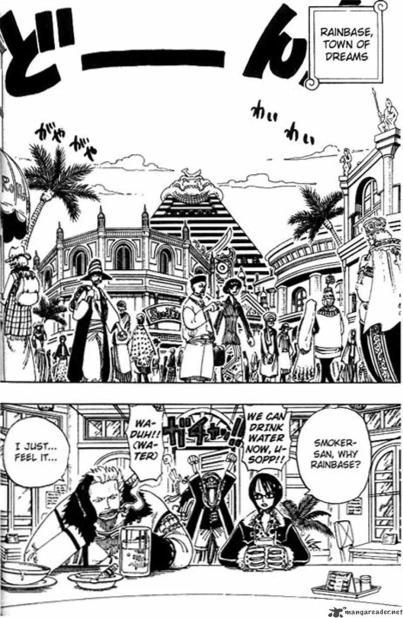 One Piece Chapter 168: Rainbase, Town of Dreams – Page 6