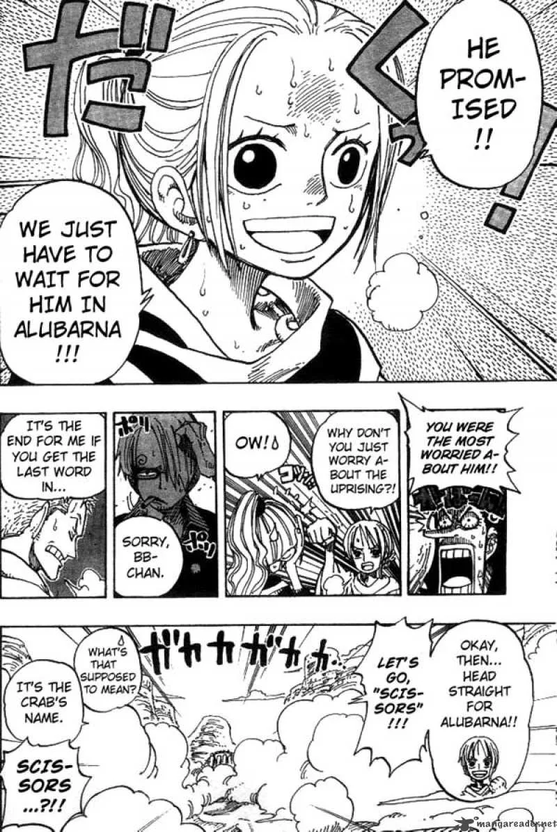 One Piece Chapter 179: The End Will Be In Alubarna – Page 4
