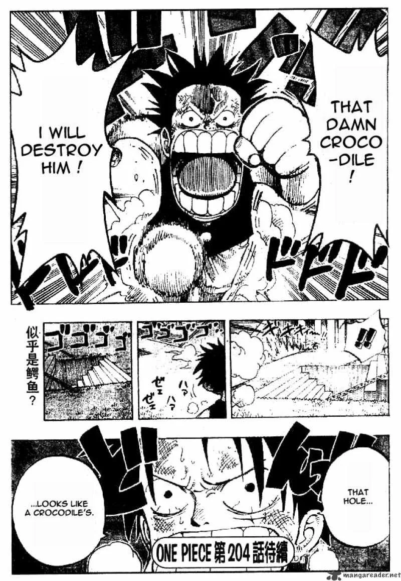 One Piece Chapter 203: Like a Crocodile's – Page 19