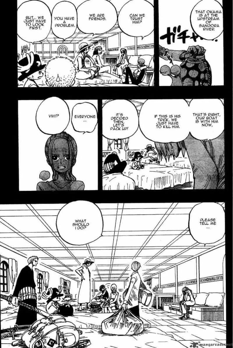 One Piece Chapter 214: The Plan to Escape from the Sand Kingdom – Page 13