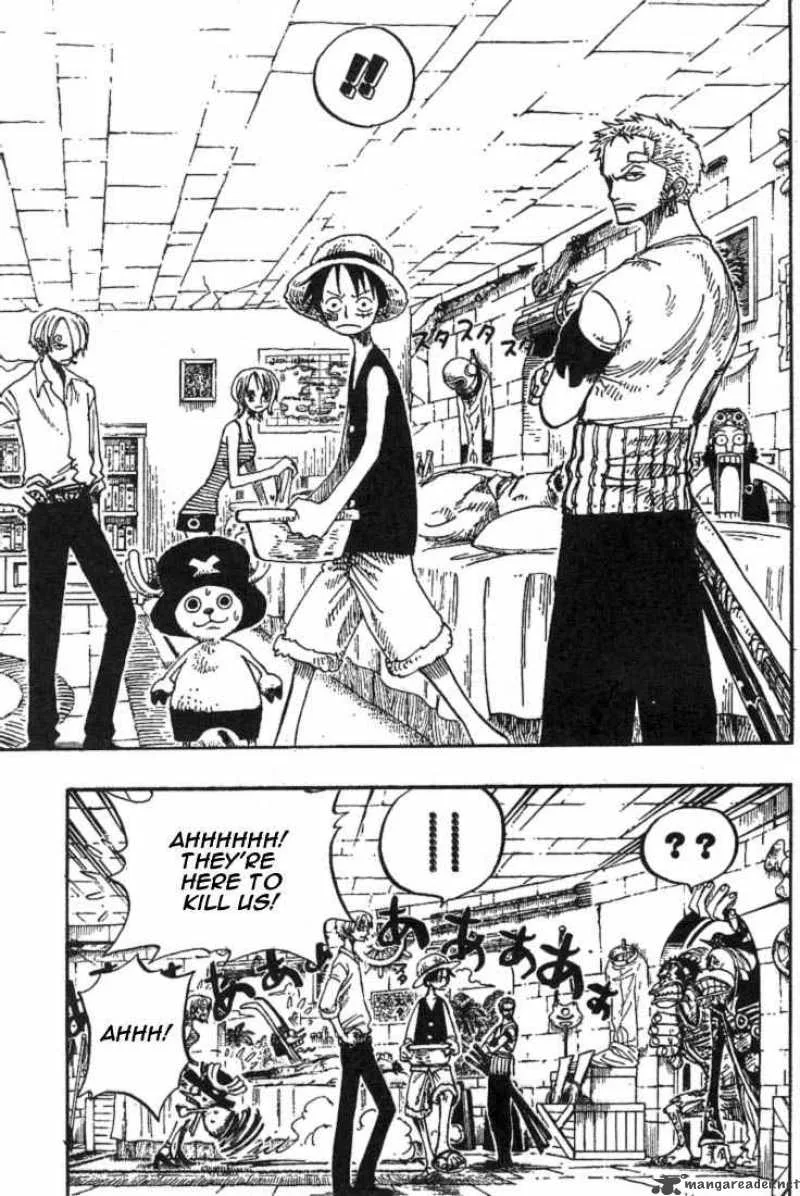 One Piece Chapter 228: United Primate Armed Forces Chief Captain-Monbran Cricket – Page 3