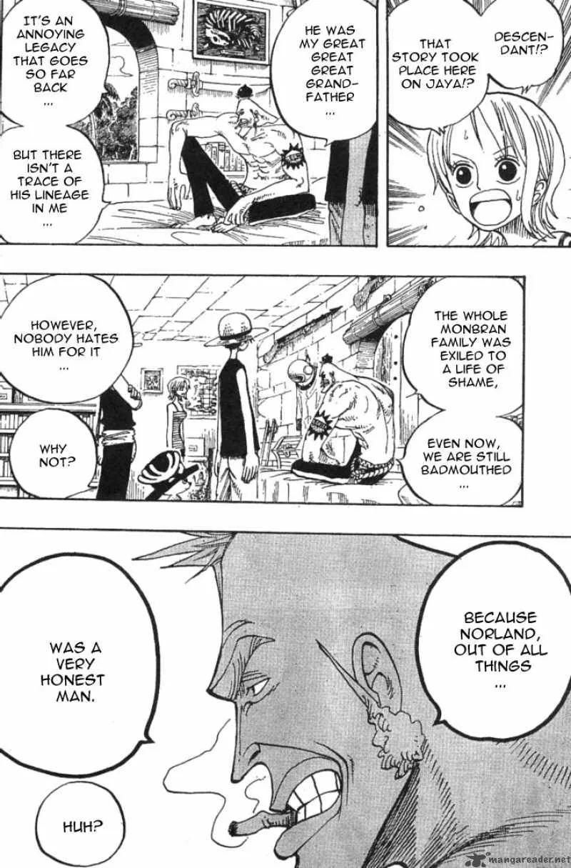 One Piece Chapter 228: United Primate Armed Forces Chief Captain-Monbran Cricket – Page 8