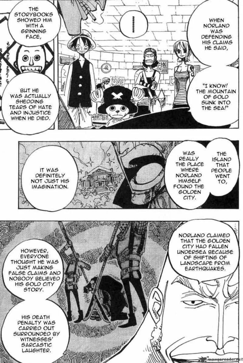 One Piece Chapter 228: United Primate Armed Forces Chief Captain-Monbran Cricket – Page 9