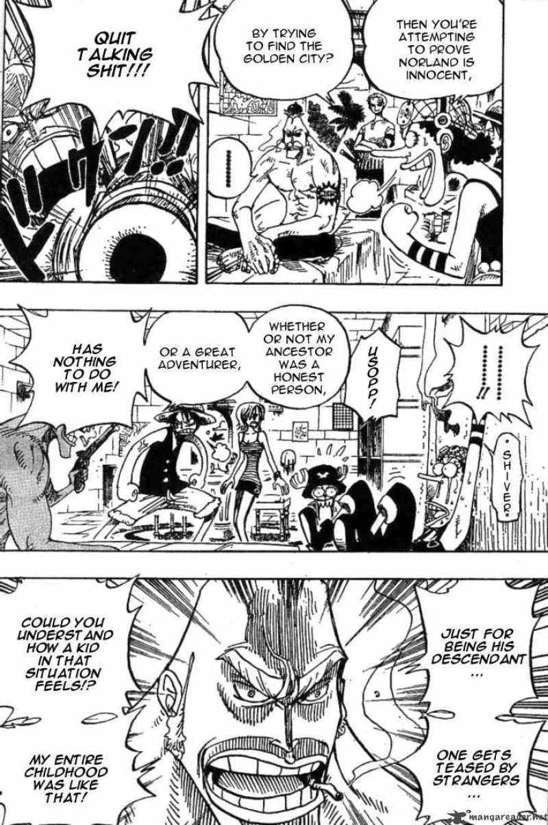 One Piece Chapter 228: United Primate Armed Forces Chief Captain-Monbran Cricket – Page 10
