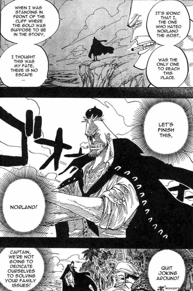 One Piece Chapter 228: United Primate Armed Forces Chief Captain-Monbran Cricket – Page 12